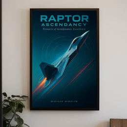 Raptor Ascendancy Poster Elevates Aviation Enthusiasts