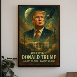 Trump Patriot Neoclassical Realism Poster
