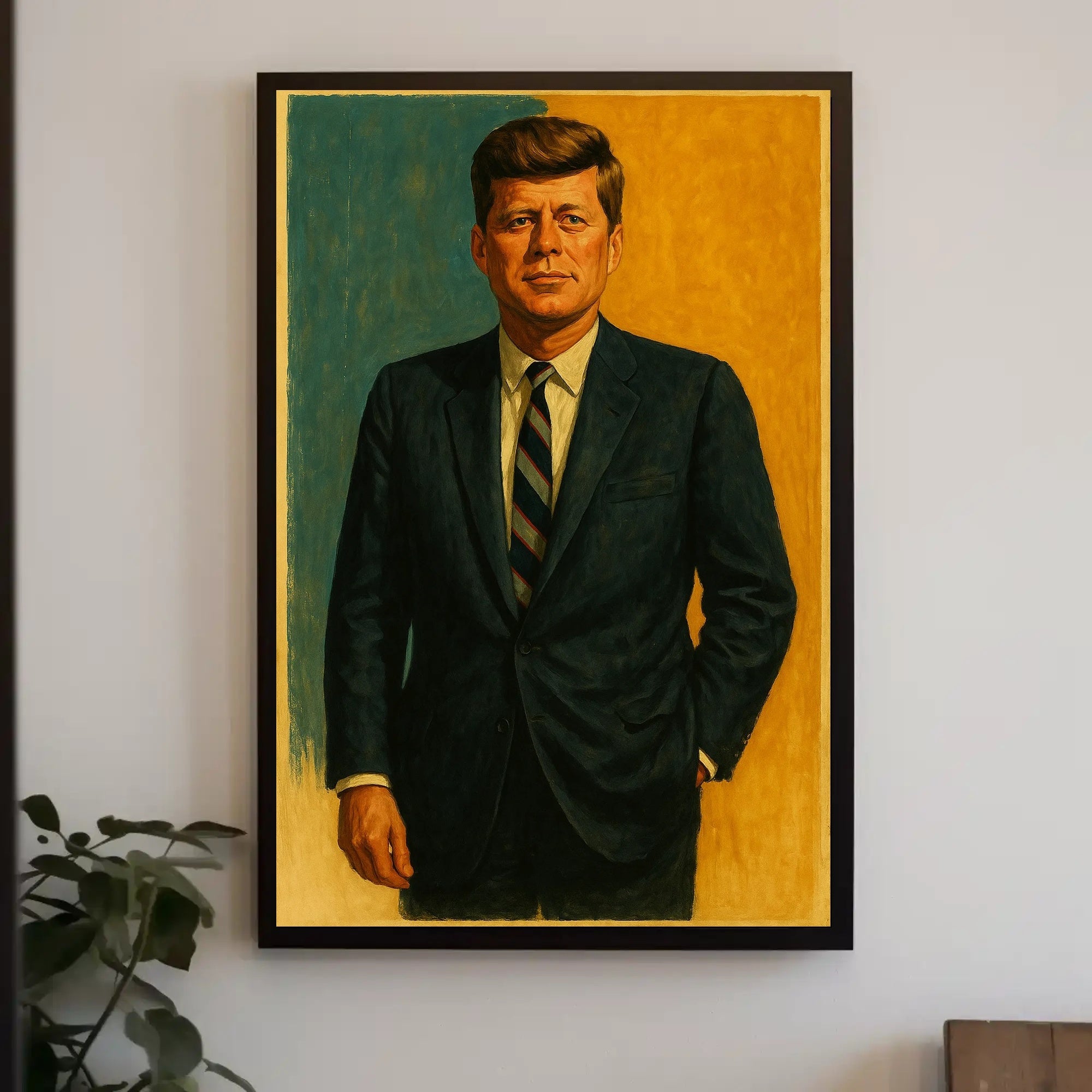 Mid-20th Century John F Kennedy Classic Portrait Poster