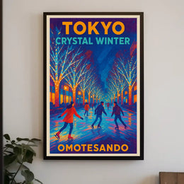 Tokyo Crystal Winter Poster