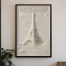 Eiffel Tower La Grandeur de la France Poster