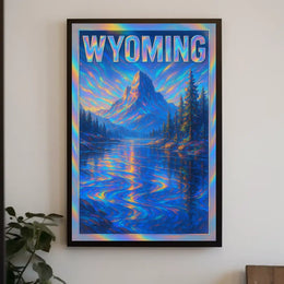 Wyoming Mountain Majesty Poster