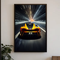 Speeding Into the Future Poster PosterGoat