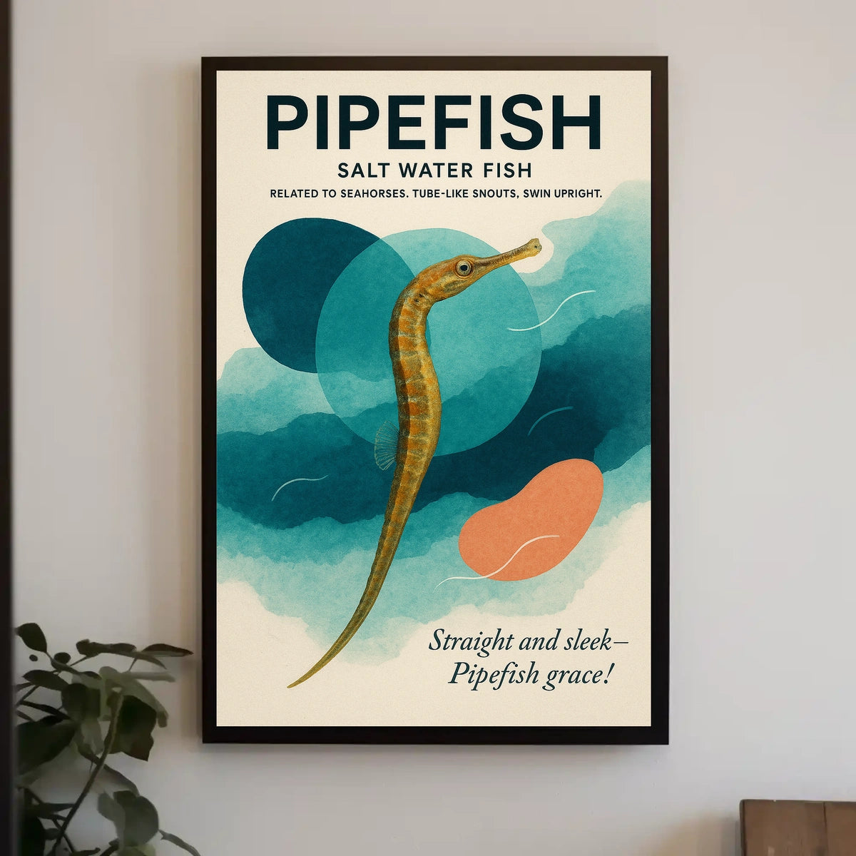 Pipefish Salt Water Elegance Poster