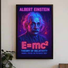 Albert Einstein Theory Of Relativity Poster