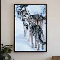 Winter Perch Poster