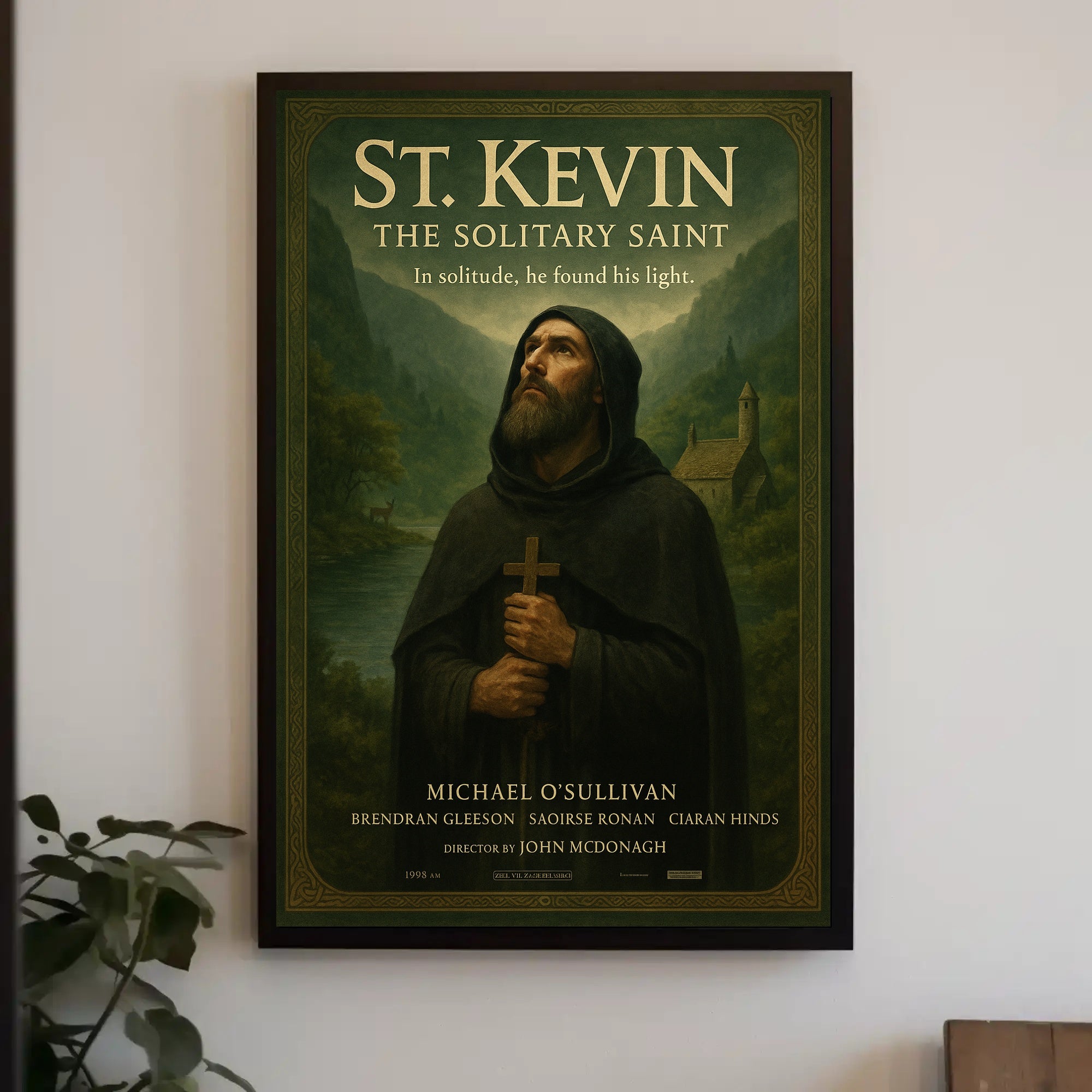 St. Kevin The Solitary Saint Poster