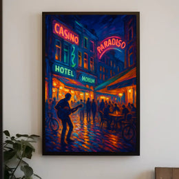 Neon Nights in Mokum Poster