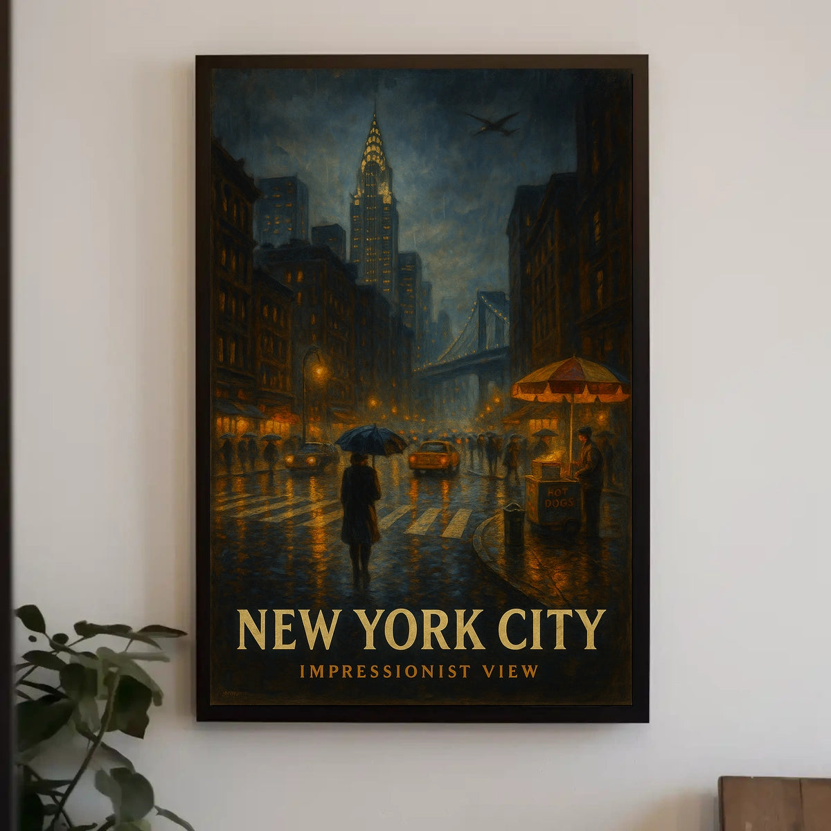 New York City Impressionist View Poster