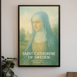 Saint Catherine Of Sweden Poster