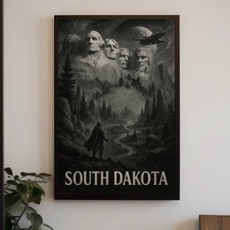 Mount Rushmore Fantasy Poster