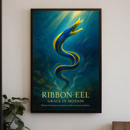Ribbon Eel Grace in Motion Poster
