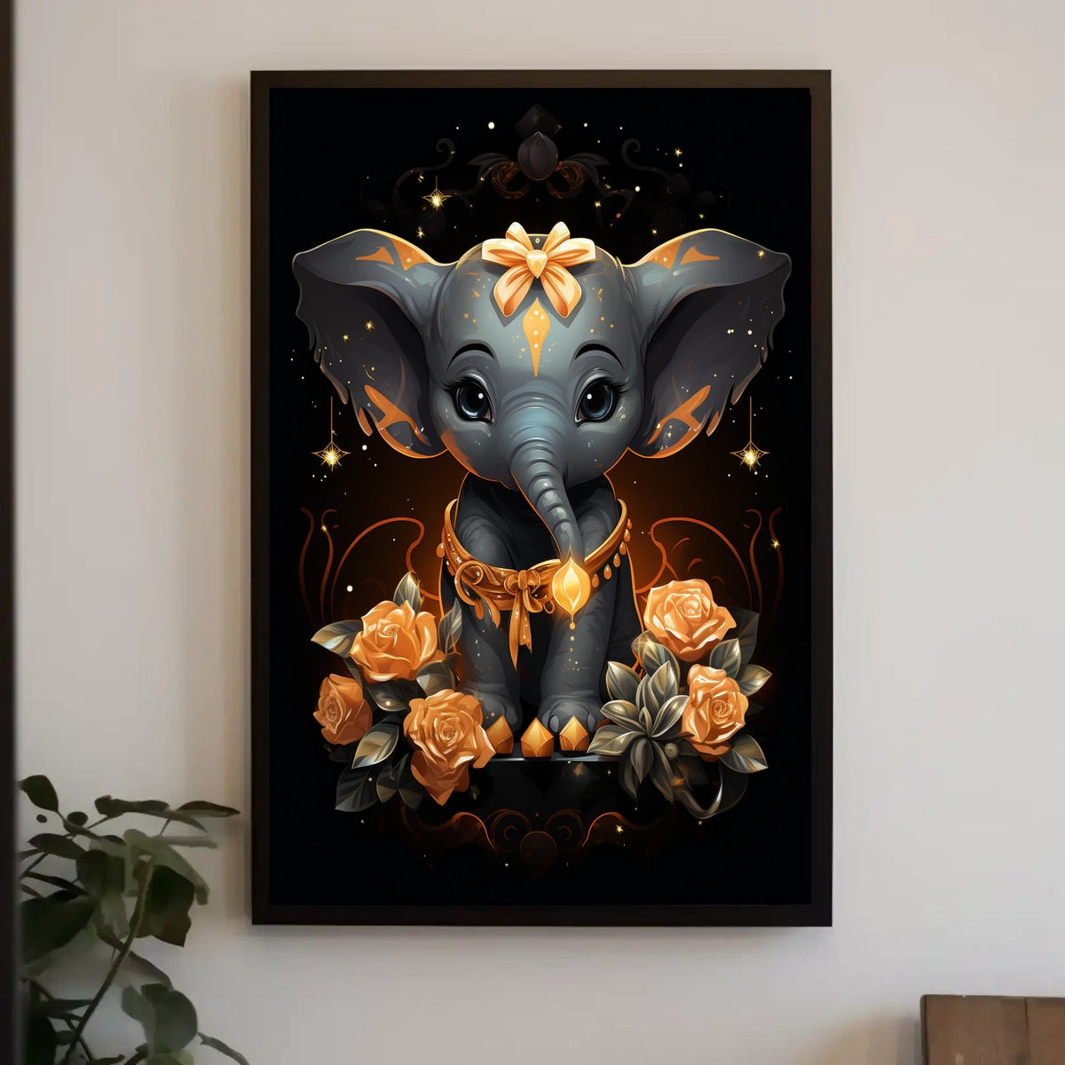 Enchanted Elephant Elegance Poster