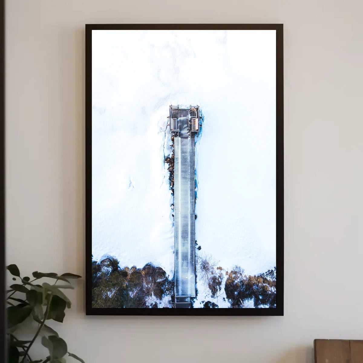 Majestic Mountain Waterfall Poster