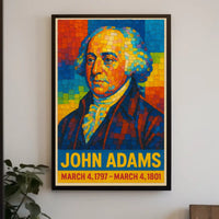 John Adams 2nd President Poster