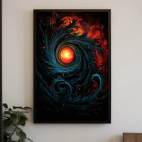 Cosmic Creation Abstract Art Space or Astronomy Poster