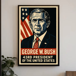 George W. Bush 43Rd President Poster