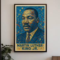Martin Luther King Jr. Mosaic Poster