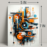 Geometric Abstraction Abstract Poster PosterGoat