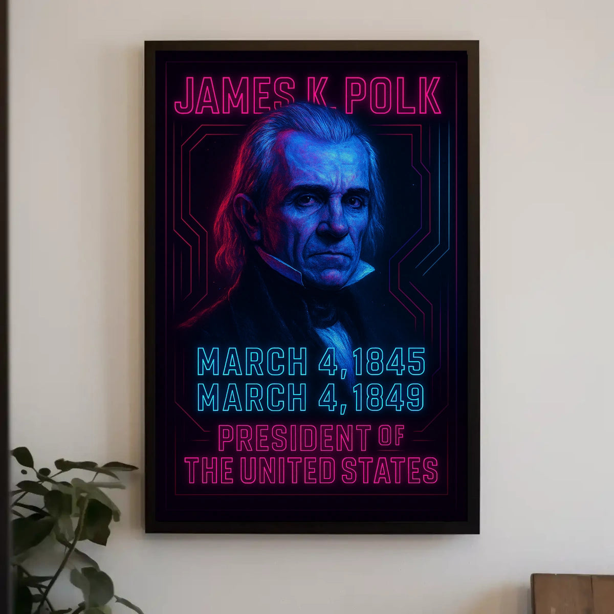 James K. Polk 11Th President Poster