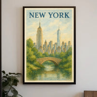 New York Cityscape Poster