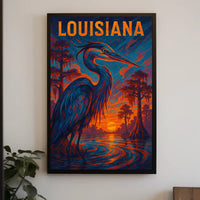 Louisiana Wildlife Poster