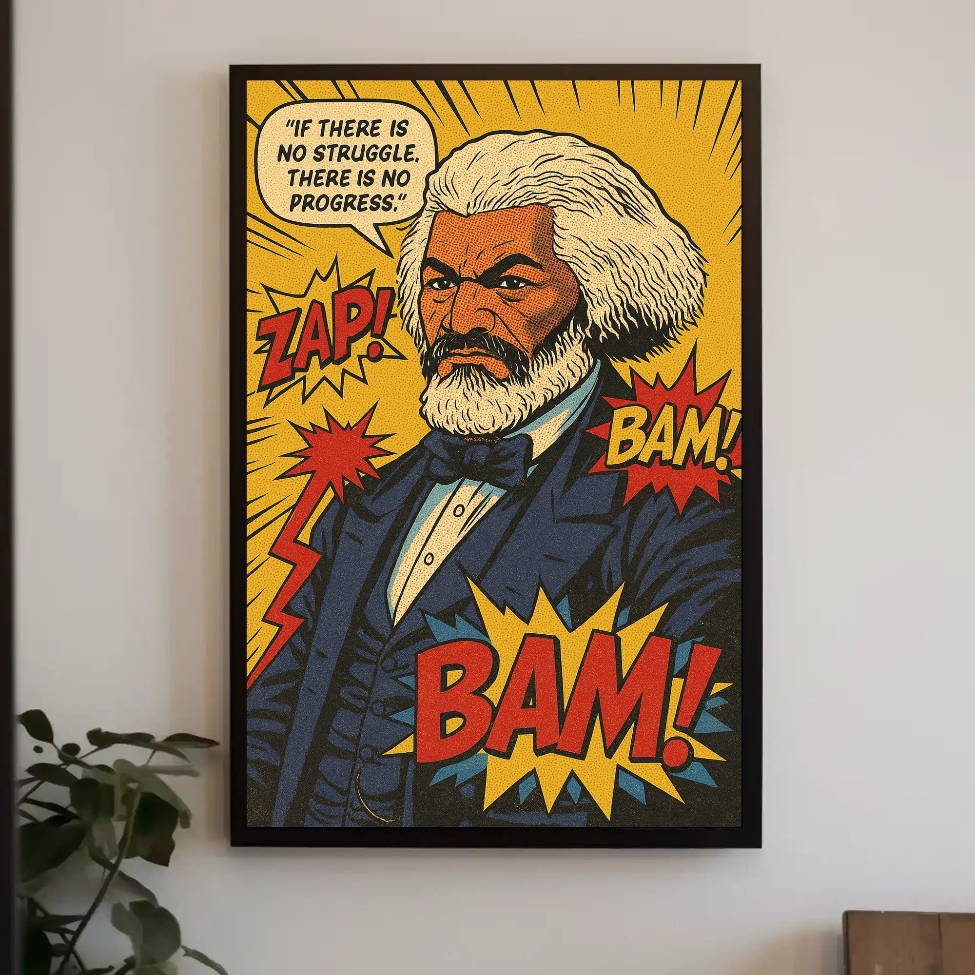 Struggle and Progress Wall Art Print PosterGoat