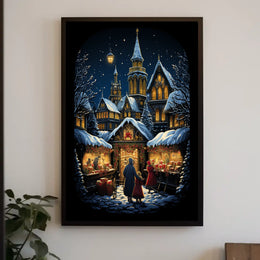 Enchanted Winter Market Poster