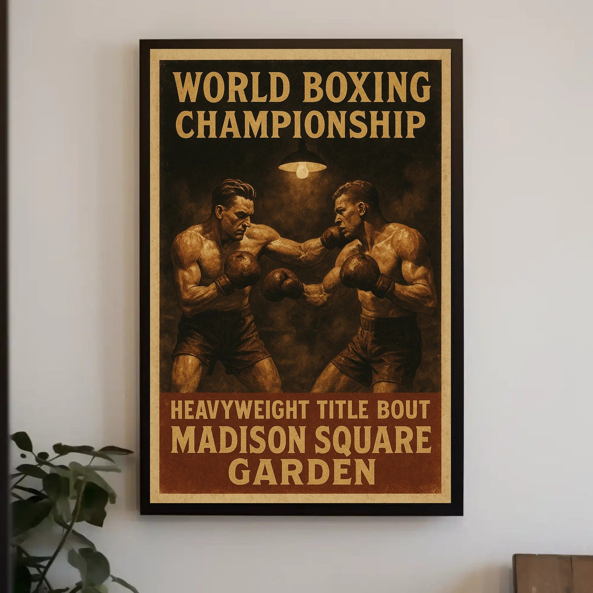 World Boxing Championship Poster