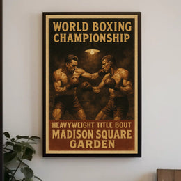 World Boxing Championship Poster