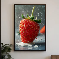 Juicy Strawberry Delight Poster PosterGoat