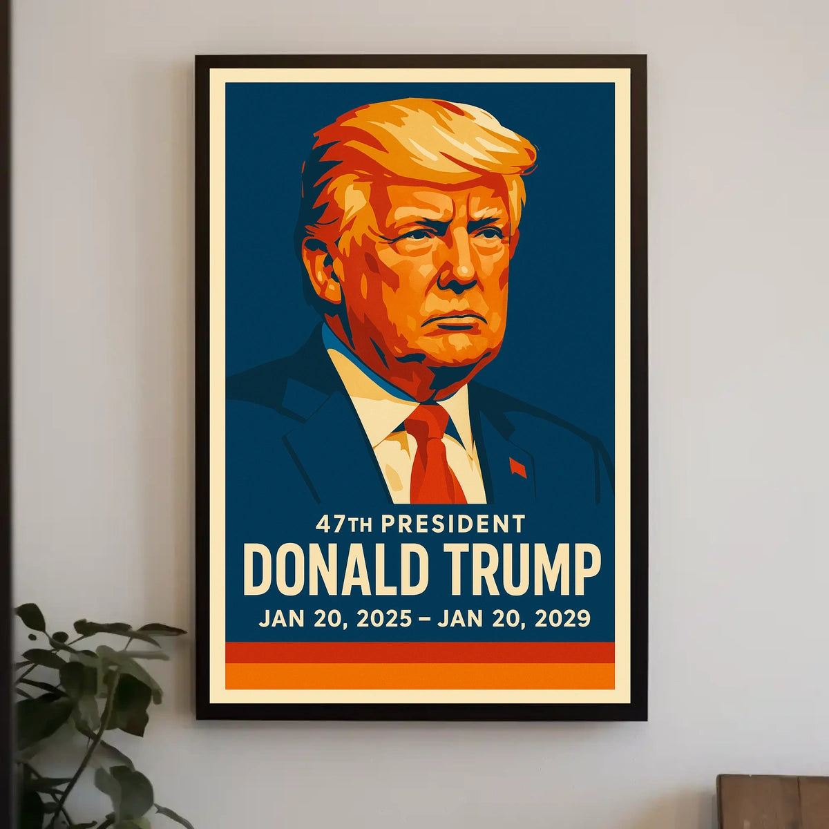 Donald Trump 47th President Poster