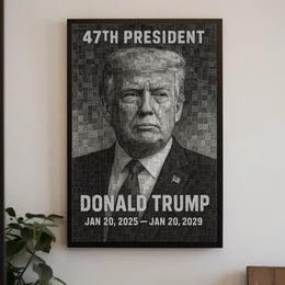 Donald Trump 47th President Poster