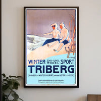 Winter Sports in Triberg Poster PosterGoat