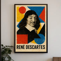 Rene Descartes Enlightenment Philosophy Art Poster