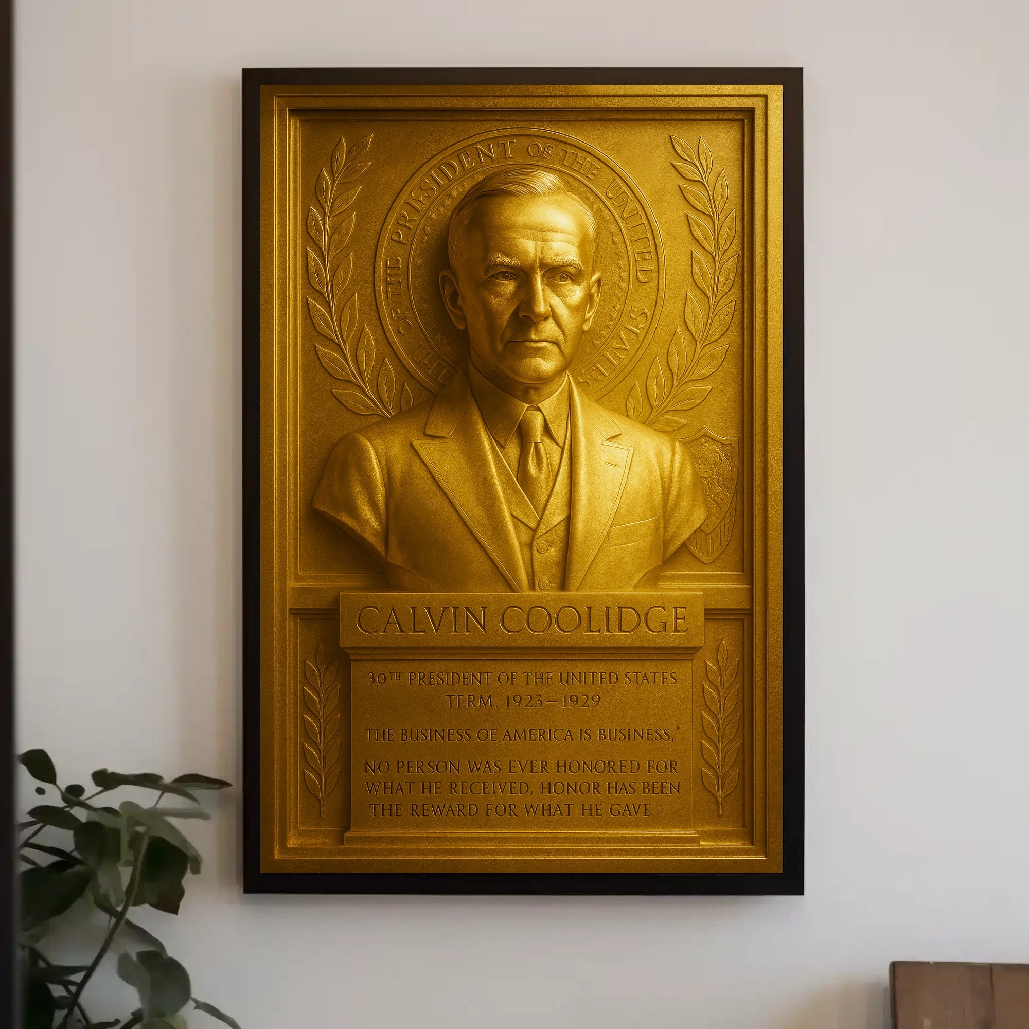 Calvin Coolidge 30th President Poster PosterGoat