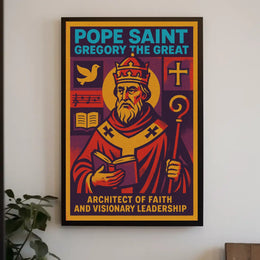Pope Saint Gregory The Great Poster
