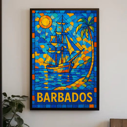 Vibrant Barbados Poster