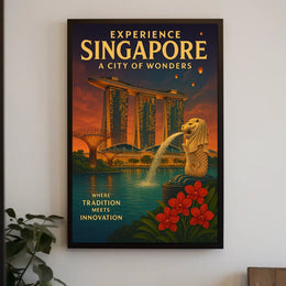 Experience Singapore A City of Wonders Poster