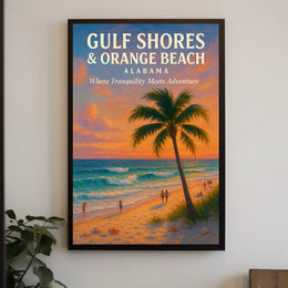 Gulf Shores Orange Beach Alabama Poster