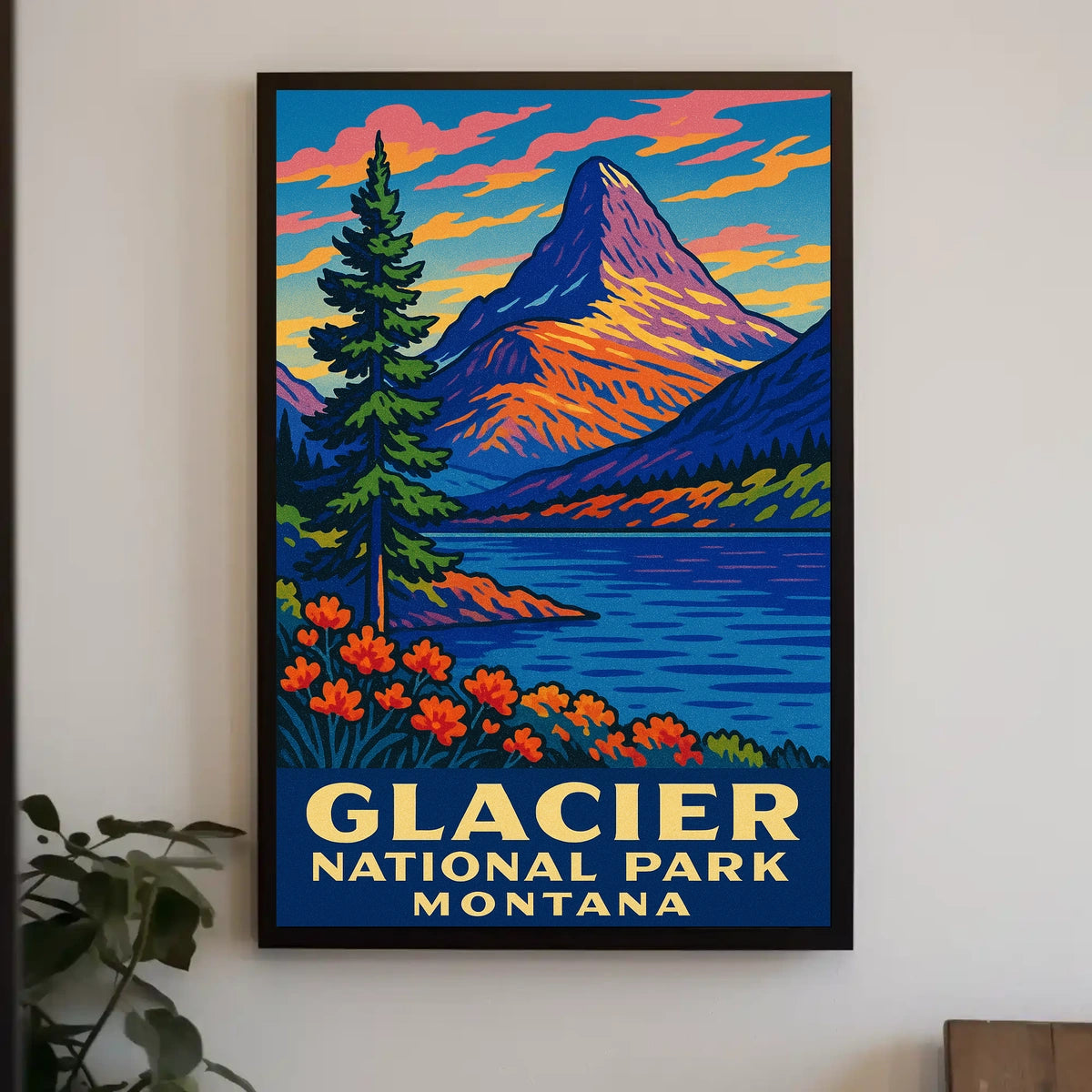 Glacier National Park Montana Poster