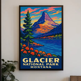 Glacier National Park Montana Poster
