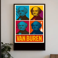Van Buren Pop Art Tribute Poster