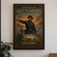 Battle Of Gettysburg A Turning Point Poster