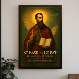 St. Basil The Great The Luminary Of Poster