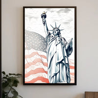 Liberty And Freedom Poster