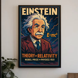 Albert Einstein Nobel Prize In Physics Poster