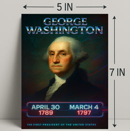 George Washington 1st President Poster PosterGoat