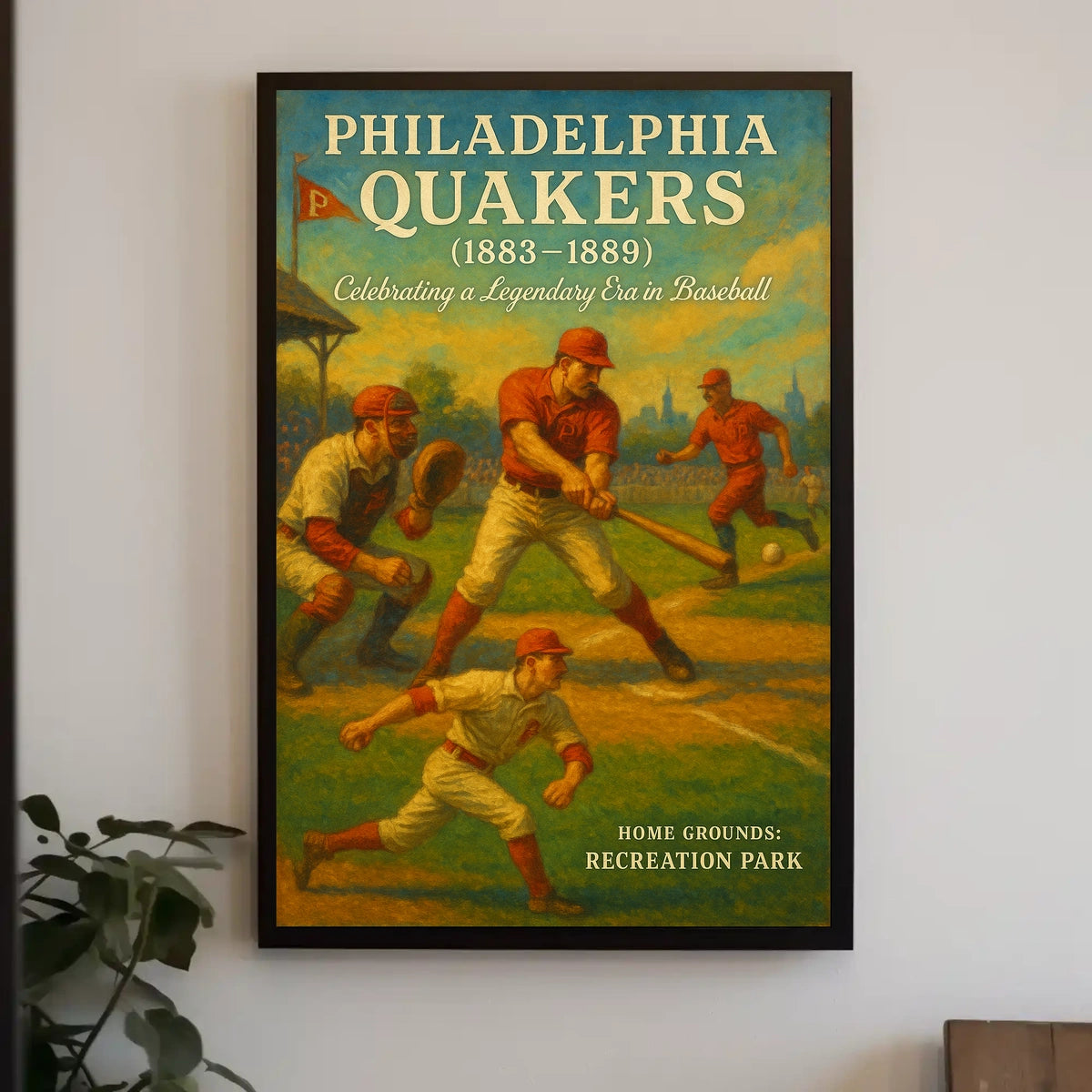 Philadelphia Quakers Celebrating A Poster