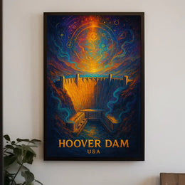 Hoover Dam USA Poster